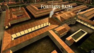 Animation of ancient Roman Fort in Caerleon Wales [upl. by Alilad969]