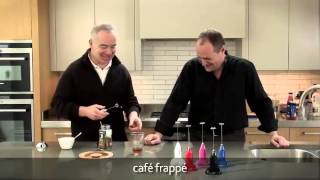 How to make a frappé coffee using an aerolatte milk frother [upl. by Lemej]