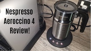 Nespresso Aeroccino 4 Milk Frother Review  Worth upgrading from the Aeroccino 3 [upl. by Marko]