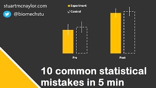 Ten Statistical Mistakes in 5 Min [upl. by Gmur]