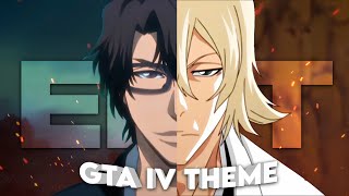 Aizen x Urahara  GTA IV Theme Edit [upl. by Enaed236]